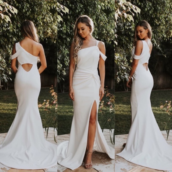 Noel & jean katie may Regal one shoulder gown NO OFFERS